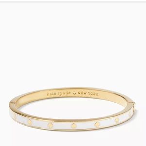 Spot The Spade Enamel Hinged Bangle